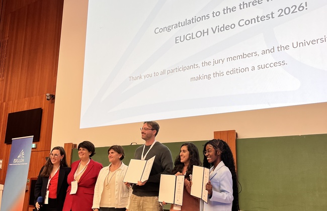 Student winners of video contest
