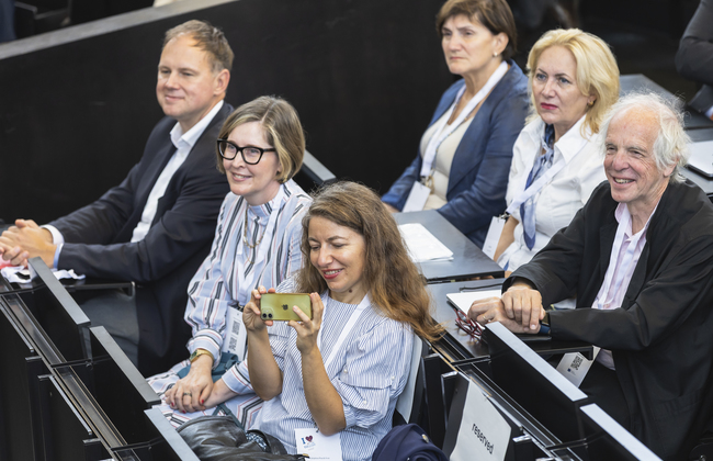 Audience at opening session